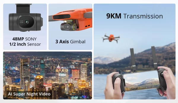 FIMI MINI 3 novo drone 4K 60fps AI Super Night - Image 8