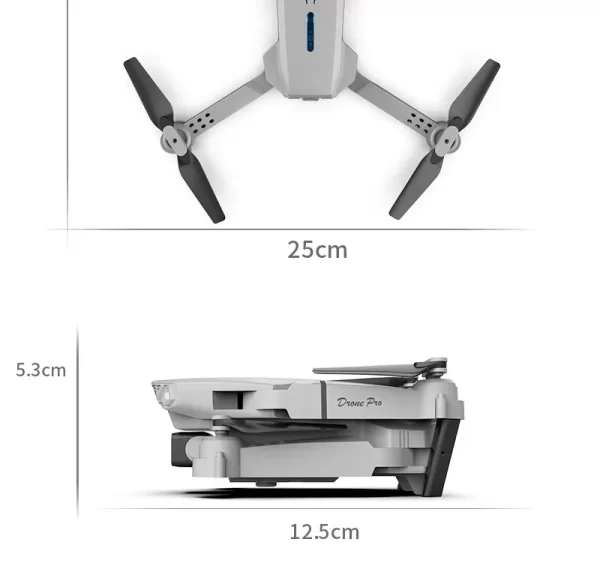 novo e88 pro wifi fpv drone angular hd 4k 1080p câmera altura - Image 31