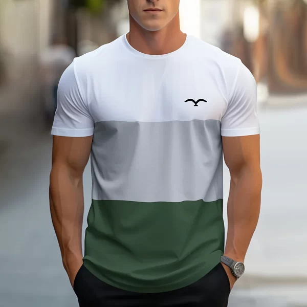 Camiseta masculina casual, fresca - Image 3